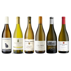 Tasting case of typical California Chardonnay