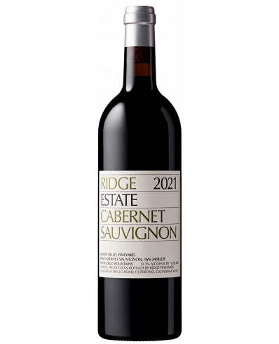 Ridge Vineyards Estate Cabernet Sauvignon 2021 750ml