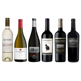California tasting - A six pack