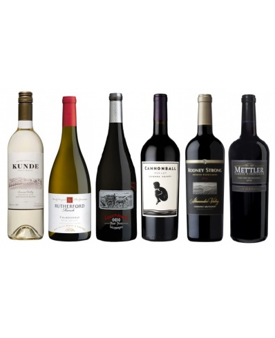 California tasting - A six pack