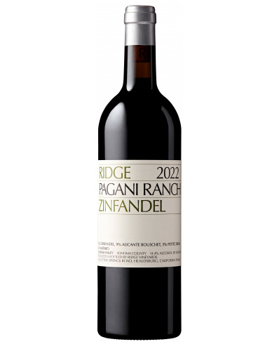 Ridge Vineyards Pagani Ranch Zinfandel 2022 750ml