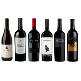 Tasting case of six California red wines vol.3
