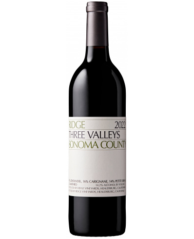 Ridge Vineyards Three Valleys Red 2023 750ml